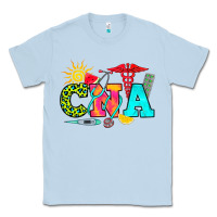 Dusty Blue cna summer Classic Tee - RanaPortraitStore