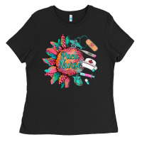 Black western  pacu nurse medical instruments Ladies Tee - BarkalooDesign