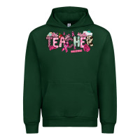 Forest Green cancer awareness teacher Urban Hoodie - NancyCooperArtShop