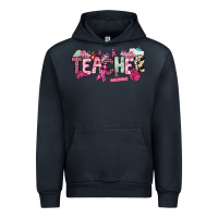 Navy cancer awareness teacher Urban Hoodie - NancyCooperArtShop