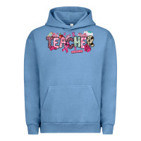 Pigment Pebble Blue cancer awareness teacher Urban Hoodie - NancyCooperArtShop