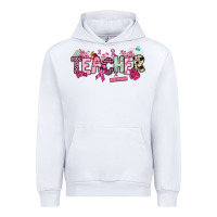 White cancer awareness teacher Urban Hoodie - NancyCooperArtShop