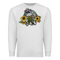 Oatmeal Heather western horseshoe Premium Sweatshirt - SublimationCraftShop