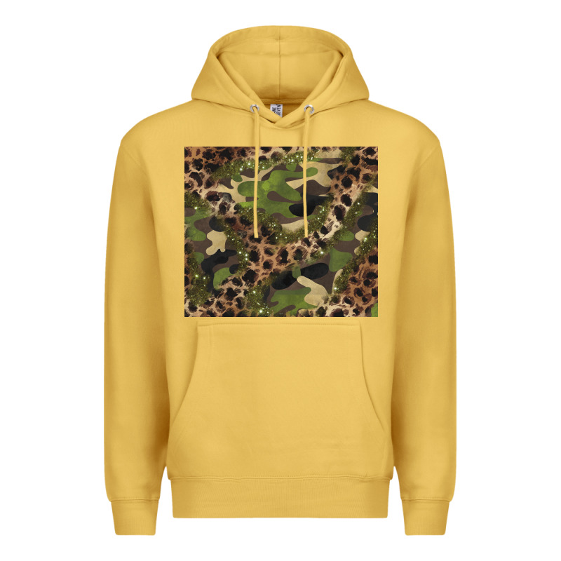 Camouflage  Leopard Premium Hoodie by BarkalooDesign | Teevron