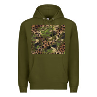 Army Green camouflage  leopard Premium Hoodie - BarkalooDesign