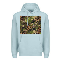 Blue Mist camouflage  leopard Premium Hoodie - BarkalooDesign