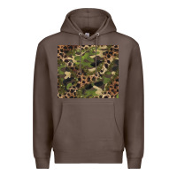 Coffee camouflage  leopard Premium Hoodie - BarkalooDesign