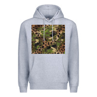 Heather Grey camouflage  leopard Premium Hoodie - BarkalooDesign