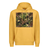 Mustard camouflage  leopard Premium Hoodie - BarkalooDesign
