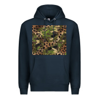 Navy camouflage  leopard Premium Hoodie - BarkalooDesign