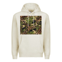 Oatmeal Heather camouflage  leopard Premium Hoodie - BarkalooDesign