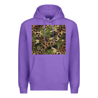 Purple camouflage  leopard Premium Hoodie - BarkalooDesign