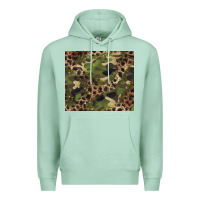 Seafoam camouflage  leopard Premium Hoodie - BarkalooDesign