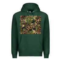 Sports Green camouflage  leopard Premium Hoodie - BarkalooDesign