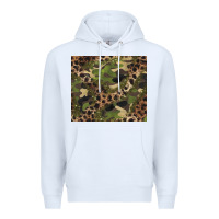 White camouflage  leopard Premium Hoodie - BarkalooDesign