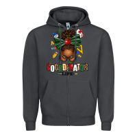 Smoke educational coordinator life afro messy bun Zipper Hoodie - texasbilliewilder