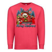 Cardinal merry christmas gnomes truck Premium Sweatshirt - FaDigitalArtStudio