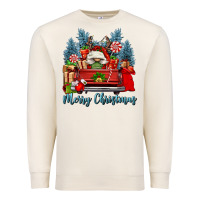 Sandshell merry christmas gnomes truck Premium Sweatshirt - FaDigitalArtStudio