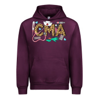 Mauve Wine Western Certified Medical Assistant Urban Hoodie - LillyAllenDesigns