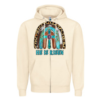 Sandshell He Is Risen Zipper Hoodie - RanaPortraitStore