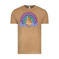 Vintage Camel bunny rainbow Vintage Tee - Artiststas