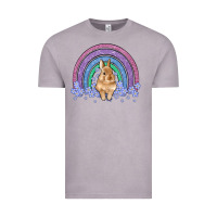Vintage Zinc bunny rainbow Vintage Tee - Artiststas