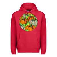 Cardinal Fall Rounded Premium Hoodie - LillyAllenDesigns