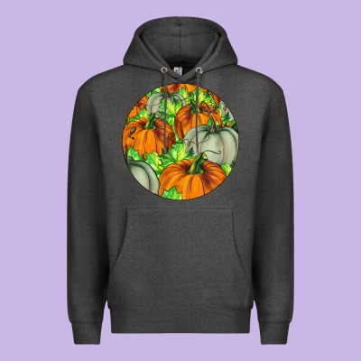 Fall Rounded Premium Hoodie Designed By Lillyallendesigns