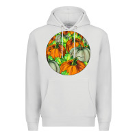 Dove Grey Fall Rounded Premium Hoodie - LillyAllenDesigns