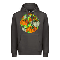 Smoke Fall Rounded Premium Hoodie - LillyAllenDesigns