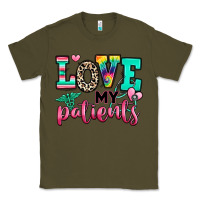 Army Green love my patients nurse Classic Tee - RanaPortraitStore