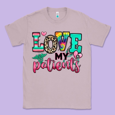 Love My Patients Nurse Classic Tee Designed By Ranaportraitstore