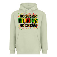 Matcha no sugar no cream black Heavyweight Hoodie - Zillion Design Studio