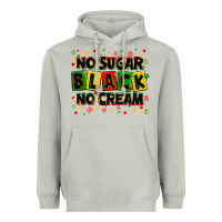 Moon Dust no sugar no cream black Heavyweight Hoodie - Zillion Design Studio