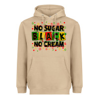 Mushroom no sugar no cream black Heavyweight Hoodie - Zillion Design Studio
