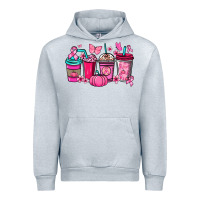 Heather Grey cancer coffee cups Urban Hoodie - NancyCooperArtShop
