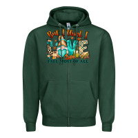 Sports Green But i think i love Fall most of all gnome Zipper Hoodie - RanaPortraitStore