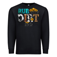 Black rub some dirt on it soccer Premium Sweatshirt - HRA Design Shop