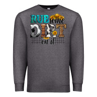 Charcoal Heather rub some dirt on it soccer Premium Sweatshirt - HRA Design Shop