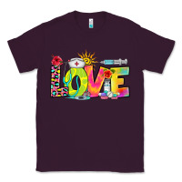 Plum love nurse summer Classic Tee - RanaPortraitStore