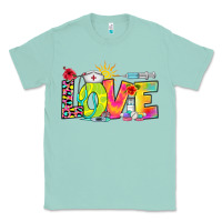 Seafoam love nurse summer Classic Tee - RanaPortraitStore