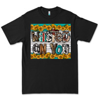 Black Western Wasted On You Premium Tee - LillyAllenDesigns
