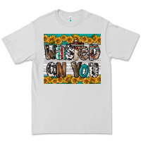 Dove Grey Western Wasted On You Premium Tee - LillyAllenDesigns