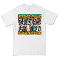 White Western Wasted On You Premium Tee - LillyAllenDesigns