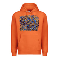 Carrot leopard with navy blue glitter Premium Hoodie - Artiststas