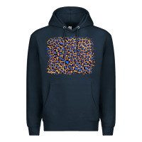 Navy leopard with navy blue glitter Premium Hoodie - Artiststas