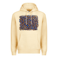 Pina Colada leopard with navy blue glitter Premium Hoodie - Artiststas