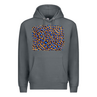 Rock leopard with navy blue glitter Premium Hoodie - Artiststas