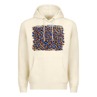 Sandshell leopard with navy blue glitter Premium Hoodie - Artiststas