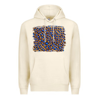 Tofu leopard with navy blue glitter Premium Hoodie - Artiststas